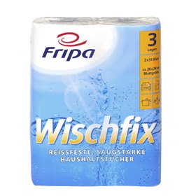 Keukenrollen Wit "Wischfix" 51 Vel 3-Laags 260 x 240mm -horecavoordeel.com-