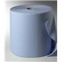 Cleaning Rolls Blue 1000 Sheet 3-Layer Ø 380x 380 x 360mm Core Ø 70mm -Horecavoordeel.com-