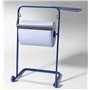 Floor Stand For Cleaning Rolls Blue with Garbage Bag Holder 895 x 380 x 750mm -Horecavoordeel.com-