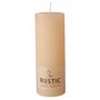 Cylinder Candles Cream "Rustic" Full Colored Ø 68 x 190mm -Horecavoordeel.com-