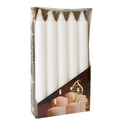 Table candles White Ø 21 x 193mm -Horecavoordeel.com-