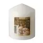 Pillar candles White Ø 80 x 100mm -Horecavoordeel.com-
