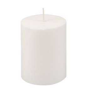 Pillar Candles White 100% Stearin Fully Colored Ø 70 x 100mm -Horecavoordeel.com-