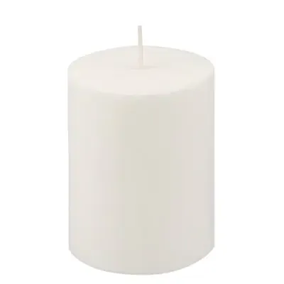 Pillar Candles White 100% Stearin Fully Colored Ø 70 x 100mm -Horecavoordeel.com-