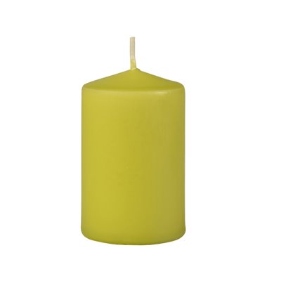 Pillar candles Kiwi Ø 50 x 80mm -Horecavoordeel.com-