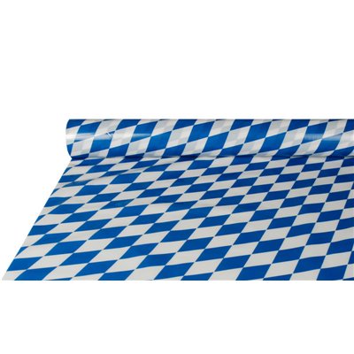 Tafelkleed Plastic "Beiers blauw" 20 x 1 meter -horecavoordeel.com-