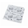 Hamburger Bags White Pergament Paper Greaseproof 135 x 130mm -Horecavoordeel.com-