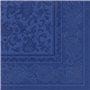 Napkins Dark Blue "Ornaments" "ROYAL Collection" 1/4 Fold 400 x 400mm -Horecavoordeel.com-