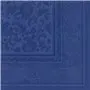 Napkins Dark Blue "Ornaments" "ROYAL Collection" 1/4 Fold 400 x 400mm -Horecavoordeel.com-