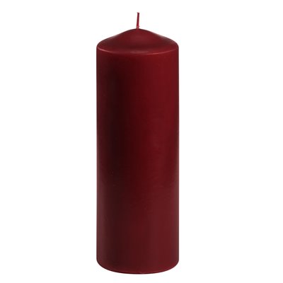 Pillar candles Bordeaux Ø 70 x 200mm -Horecavoordeel.com-