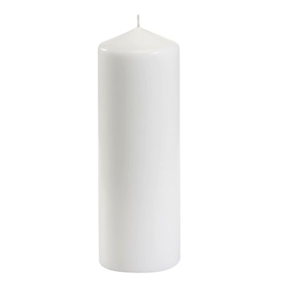 Pillar candles White Ø 70 x 200mm -Horecavoordeel.com-