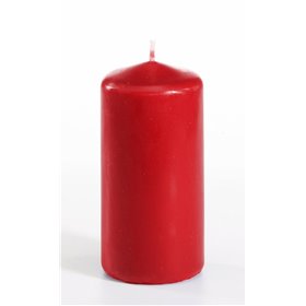 Stompkaarsen Rood Ø 50 x 100mm -horecavoordeel.com-