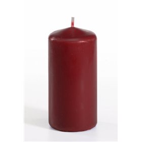 Pillar candles Bordeaux Ø 50 x 100mm -Horecavoordeel.com-