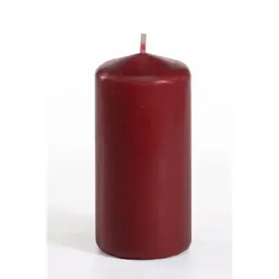 Stompkaarsen Bordeaux Ø 50 x 100mm -horecavoordeel.com-
