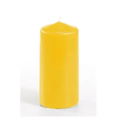 Stompkaarsen Goudgeel Ø 50 x 100mm -horecavoordeel.com-