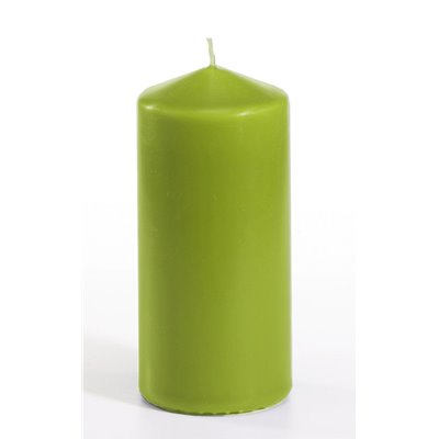 Pillar candles Kiwi Ø 60 x 130mm -Horecavoordeel.com-