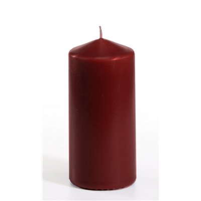 Pillar candles Bordeaux Ø 60 x 130mm -Horecavoordeel.com-