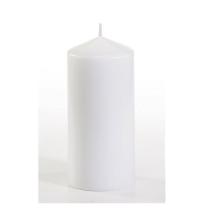 Pillar candles White Ø 60 x 130mm -Horecavoordeel.com-