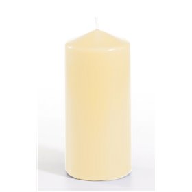 Pillar candles Cream Ø 60 x 130mm -Horecavoordeel.com-