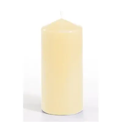 Pillar candles Cream Ø 60 x 130mm -Horecavoordeel.com-