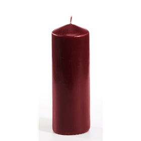 Pillar candles Bordeaux Ø 60 x 165mm -Horecavoordeel.com-