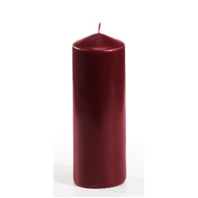 Pillar candles Bordeaux Ø 60 x 165mm -Horecavoordeel.com-