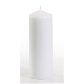 Pillar candles White Ø 60 x 165mm -Horecavoordeel.com-