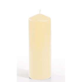 Pillar candles Cream Ø 60 x 165mm -Horecavoordeel.com-