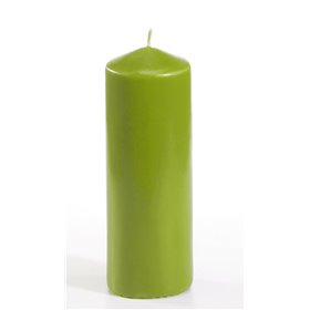 Pillar candles Kiwi Ø 60 x 165mm -Horecavoordeel.com-