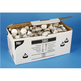 Tealights White Ø 38 x 14mm -Horecavoordeel.com-