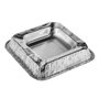 Ashtrays Aluminum "Square" 125 x 125 x 20mm (Small pack) -Horecavoordeel.com-