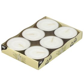 Tealights White Maxi Ø 59 x 24mm -Horecavoordeel.com-