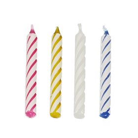 Birthday Candles Colors Assortment 60mm -Horecavoordeel.com-