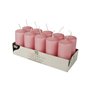 Pillar candles Old pink Ø 40 x 90mm -Horecavoordeel.com-