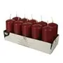 Stompkaarsen Bordeaux Ø 40 x 90mm -horecavoordeel.com-