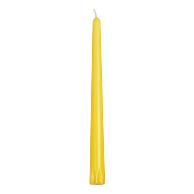 Candle holder candles Yellow 100% Stearin Ø 22 x 250mm -Horecavoordeel.com-