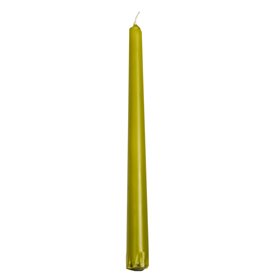 Candle holder candles Olive Green 100% Stearin Ø 22 x 250mm -Horecavoordeel.com-