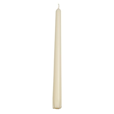 Kandelaarkaarsen Crème 100% Stearine Ø 22 x 250mm -horecavoordeel.com-