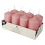 Pillar candles Old pink Ø 50 x 100mm -Horecavoordeel.com-