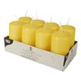 Pillar candles Golden yellow Ø 50 x 100mm -Horecavoordeel.com-