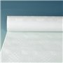 Tafelkleed Papier Rol Wit Met Damastprint 10 x 1,2 meter -horecavoordeel.com-