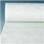 Tafelkleed Papier Rol Wit Met Damastprint 100 x 1,2 meter -horecavoordeel.com-