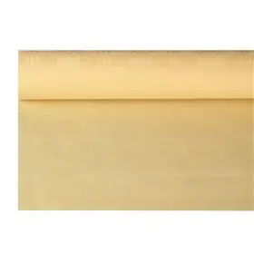 Tafelkleed Papier Rol Crème Met Damastprint 8 x 1,2 meter -horecavoordeel.com-