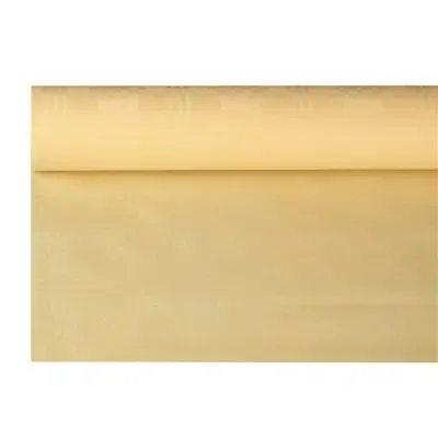 Tablecloth Paper Roll Cream With Damask Print 8 x 1.2 meters -Horecavoordeel.com-