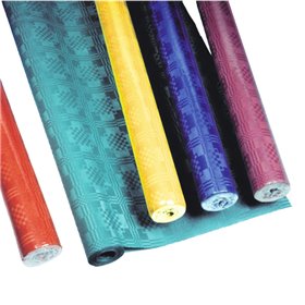 Tafelkleed Papier Rol Diverse kleuren Met Damastprint 8 x 1,2 meter -horecavoordeel.com-