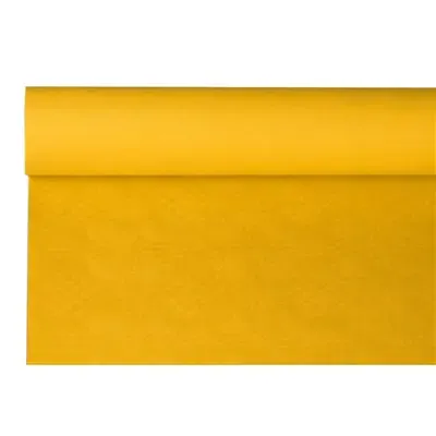 Tablecloth Paper Roll Yellow With Damask Print 8 x 1.2 meters -Horecavoordeel.com-