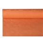 Tablecloth Paper Roll Terracotta With Damask Print 8 x 1.2 meters -Horecavoordeel.com-