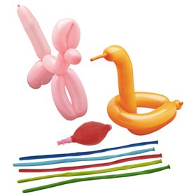 Modelleer Ballonnen Kleuren Assortiment Met Pomp 1200mm -horecavoordeel.com-