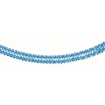Garland Paper "Bavarian Blue" Fire Retardant Ø 160mm x 4 meter -Horecavoordeel.com-