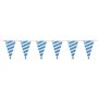 Pennant Garland Foil "Bavarian Blue" Water Resistant 4 Meters -Horecavoordeel.com-